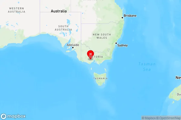 Corindhap,Victoria Region Map