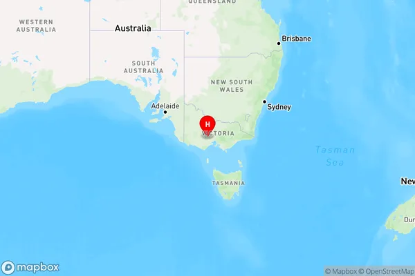 Dunnstown,Victoria Region Map