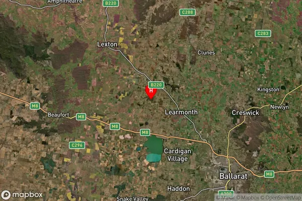 Ercildoune,Victoria Satellite Map