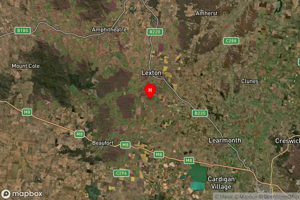 Langi Kal Kal,Victoria Satellite Map