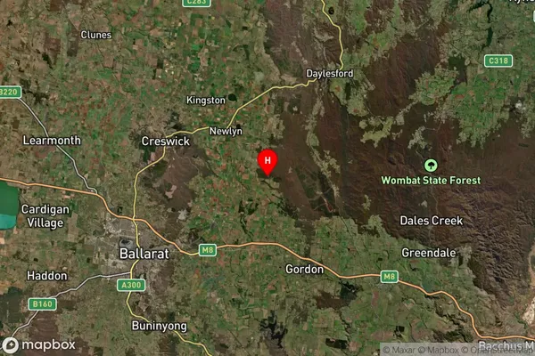 Mollongghip,Victoria Satellite Map