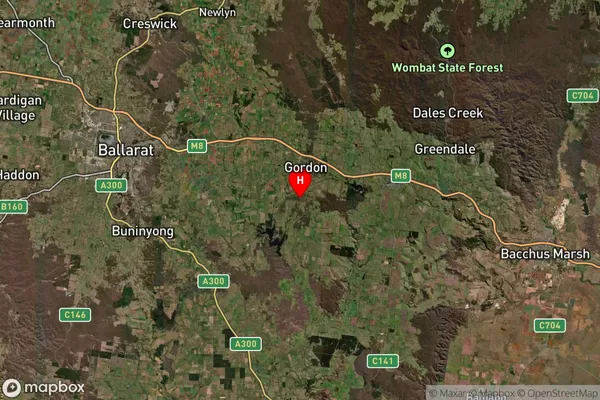 Mount Egerton,Victoria Satellite Map