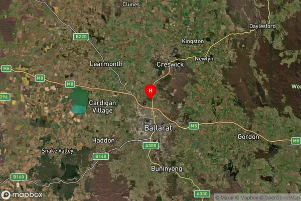 Mount Rowan,Victoria Satellite Map