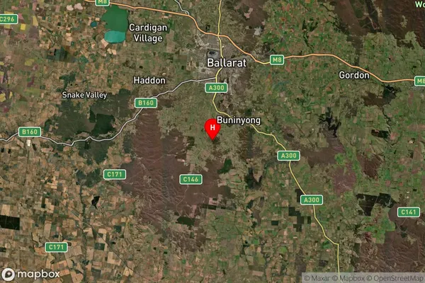 Napoleons,Victoria Satellite Map