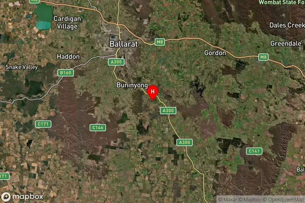 Scotsburn,Victoria Satellite Map