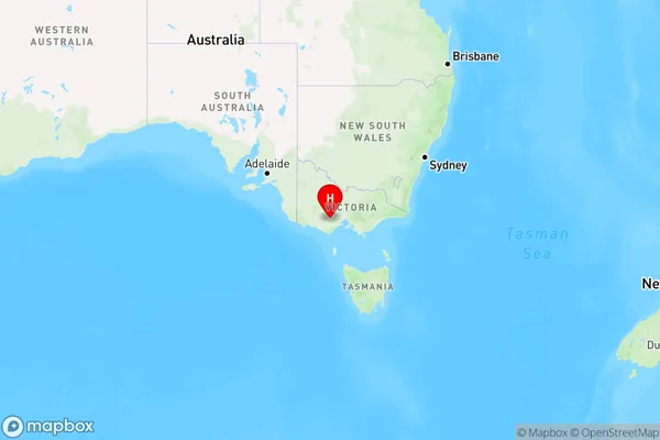 Werneth,Victoria Region Map