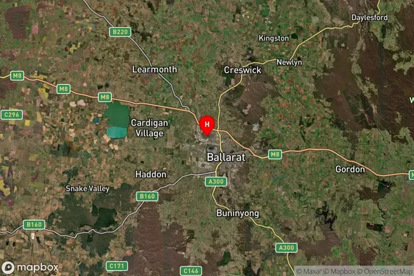 Wendouree,Victoria Satellite Map