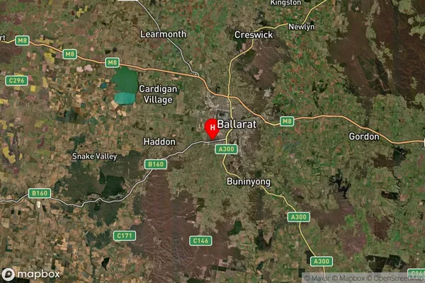 Delacombe,Victoria Satellite Map