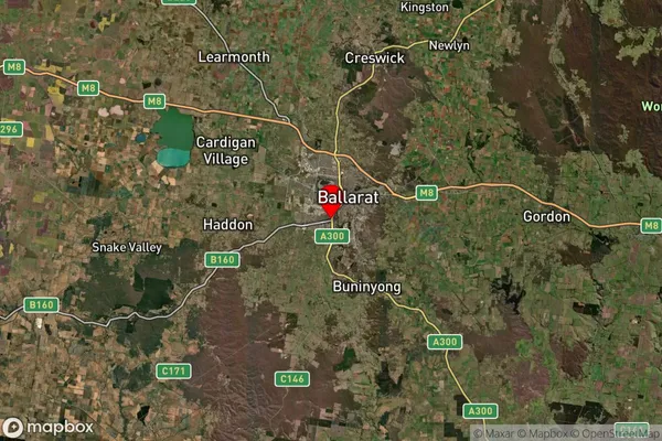 Sebastopol,Victoria Satellite Map