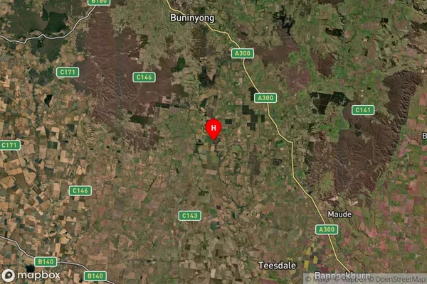 Yarrowee,Victoria Satellite Map