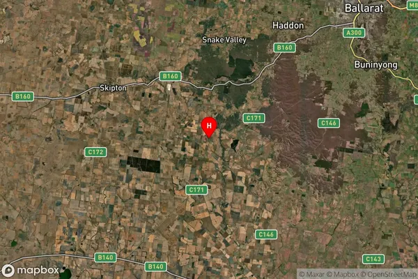 Mannibadar,Victoria Satellite Map