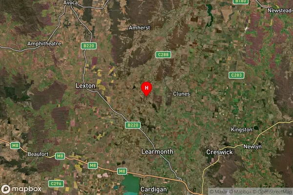 Mount Beckworth,Victoria Satellite Map