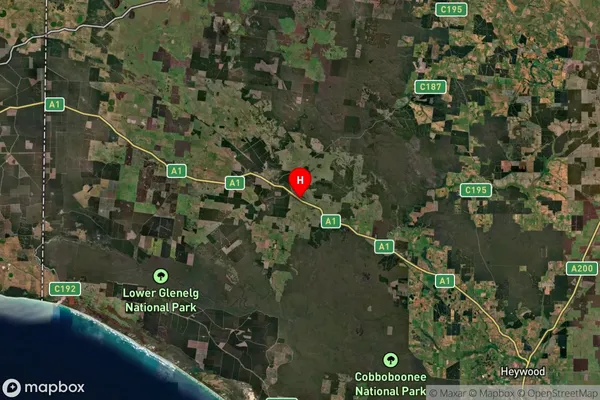 Winnap,Victoria Satellite Map