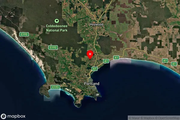 Gorae,Victoria Satellite Map