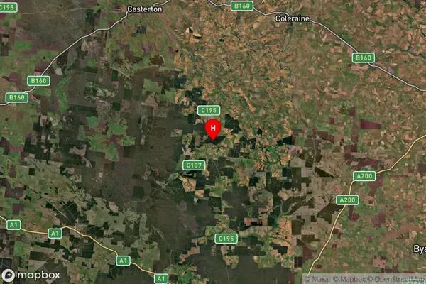 Digby,Victoria Satellite Map