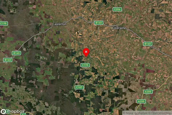 Merino,Victoria Satellite Map