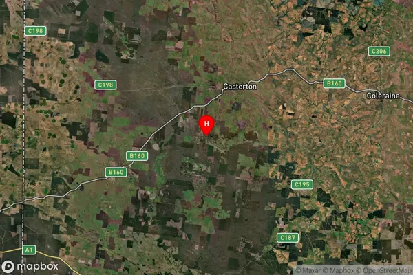 Bahgallah,Victoria Satellite Map