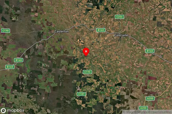 Henty,Victoria Satellite Map