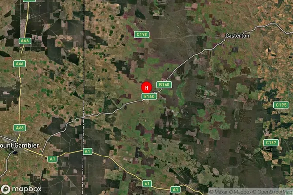 Strathdownie,Victoria Satellite Map