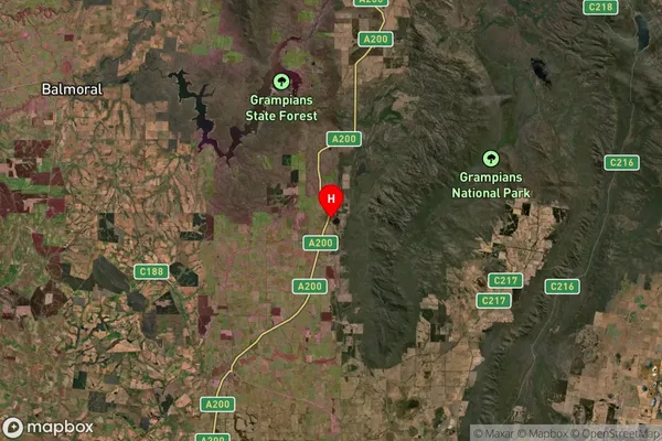 Mooralla,Victoria Satellite Map