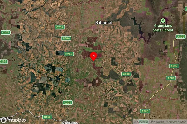 Gringegalgona,Victoria Satellite Map