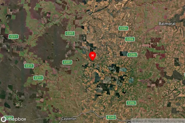 Nareen,Victoria Satellite Map