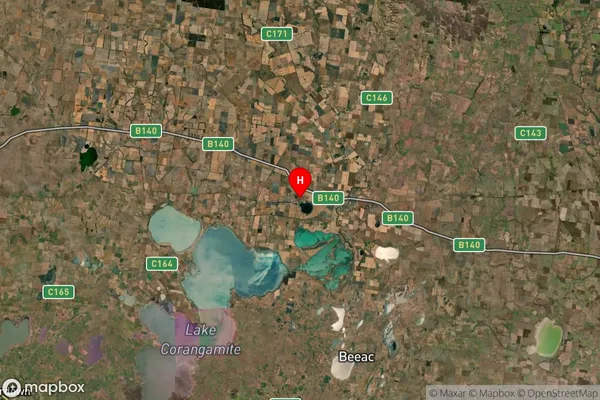 Duverney,Victoria Satellite Map