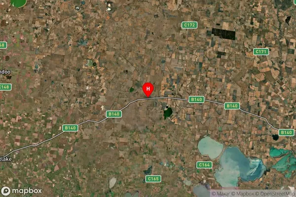 Derrinallum,Victoria Satellite Map