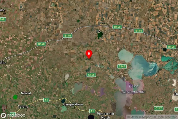 Larralea,Victoria Satellite Map