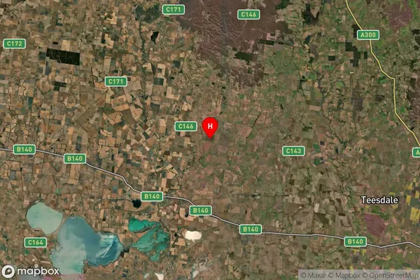 Rokewood,Victoria Satellite Map