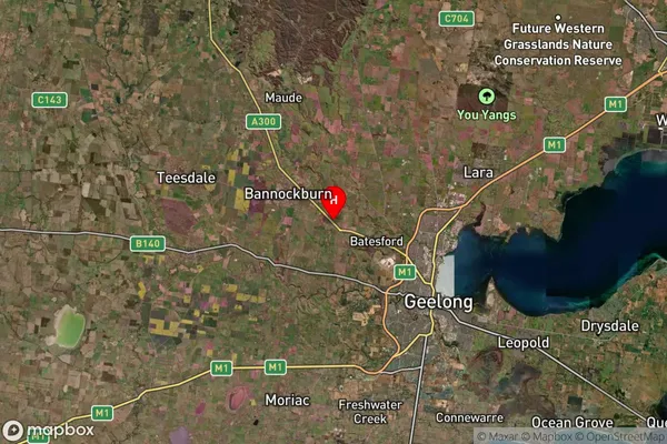 Gheringhap,Victoria Satellite Map