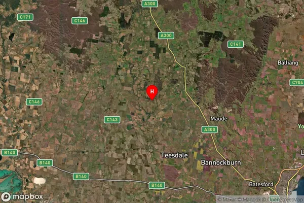 Bamganie,Victoria Satellite Map