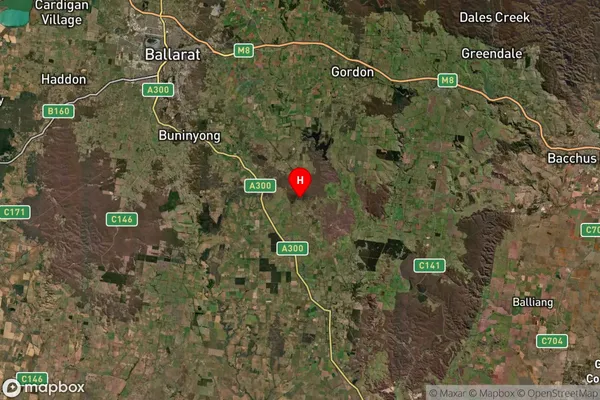 Mount Doran,Victoria Satellite Map