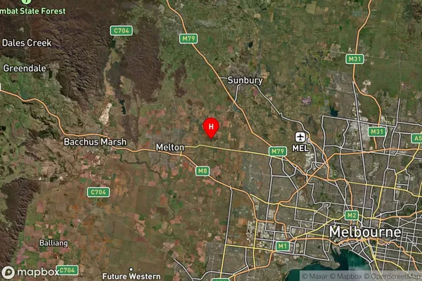 Plumpton,Victoria Satellite Map