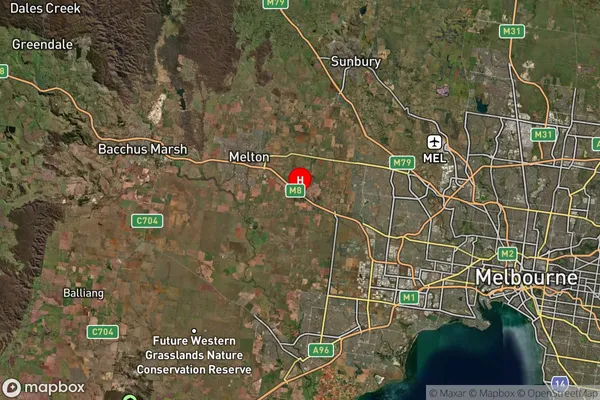 Rockbank,Victoria Satellite Map