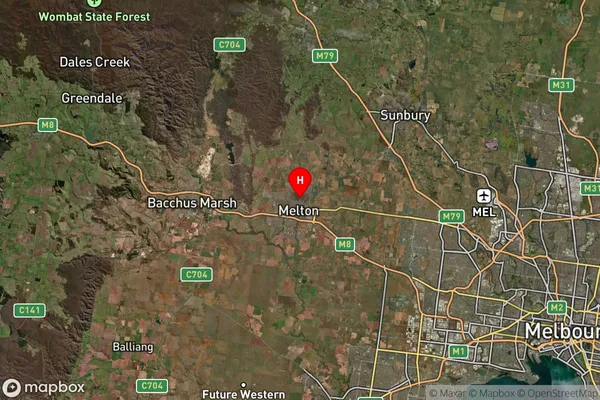 Kurunjang,Victoria Satellite Map