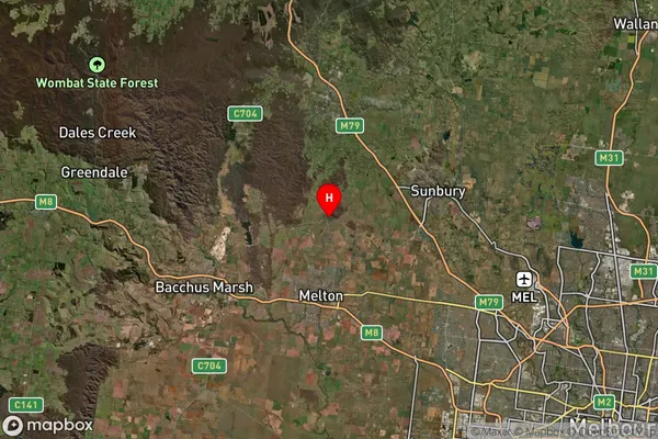 Toolern Vale,Victoria Satellite Map