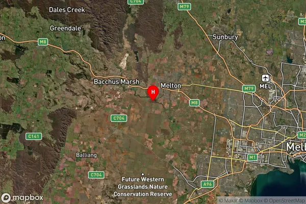 Exford,Victoria Satellite Map