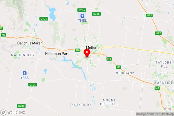 Melton South,Victoria Area Map