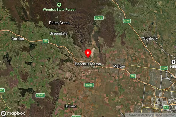 Darley,Victoria Satellite Map