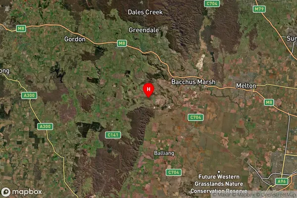 Glenmore,Victoria Satellite Map