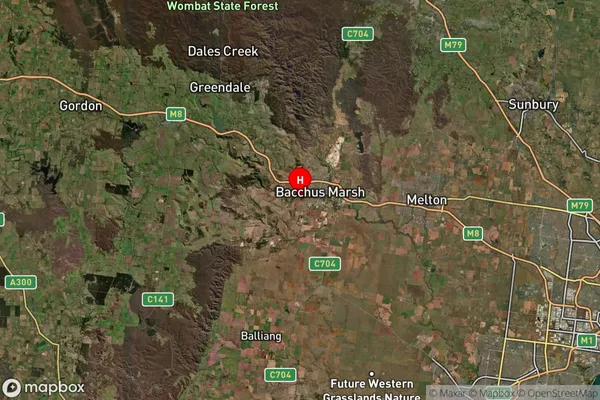 Maddingley,Victoria Satellite Map