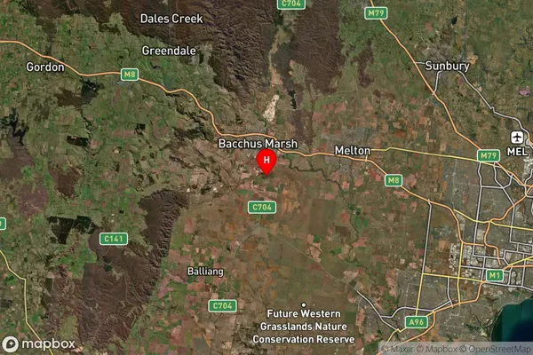 Parwan,Victoria Satellite Map