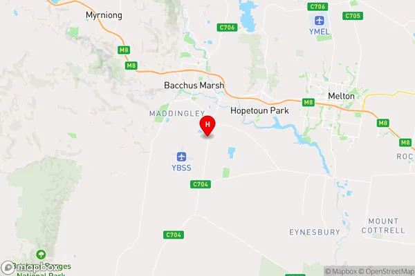 Parwan,Victoria Area Map