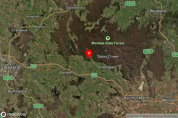 Colbrook,Victoria Satellite Map