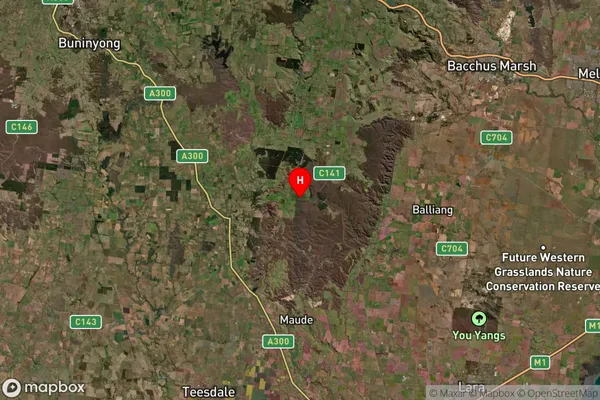 Durdidwarrah,Victoria Satellite Map