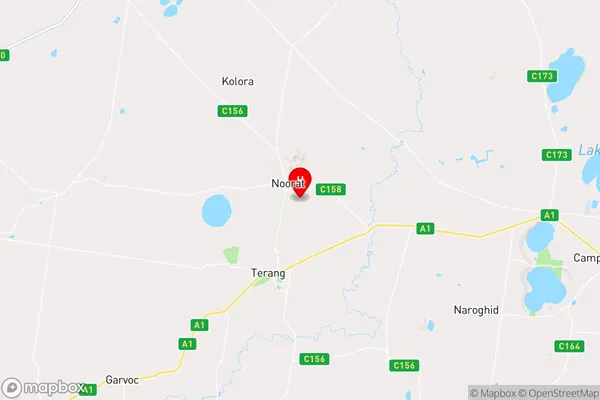 Noorat,Victoria Area Map