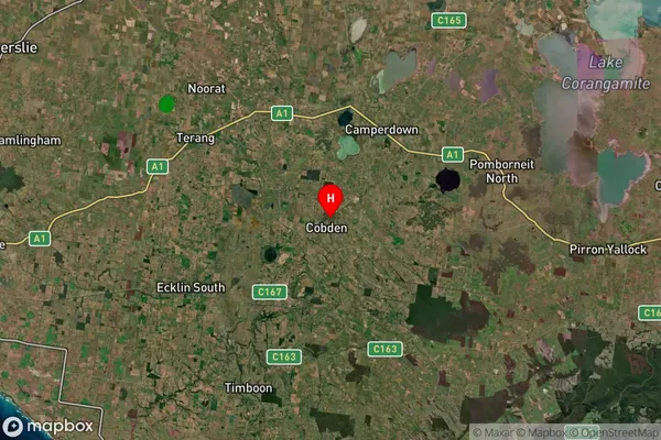 Cobden,Victoria Satellite Map