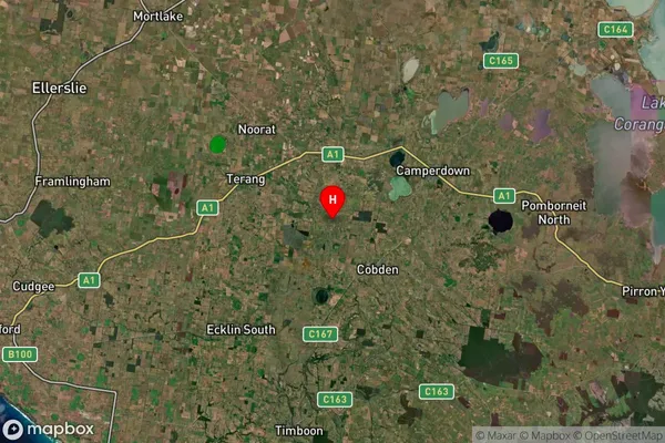 Cobrico,Victoria Satellite Map