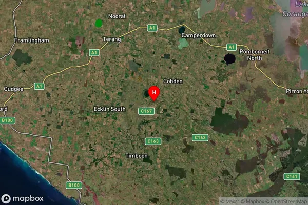 Elingamite,Victoria Satellite Map